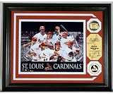 MLB St. Louis Cardinals Team Force 24KT Gold Coin Photo Mint