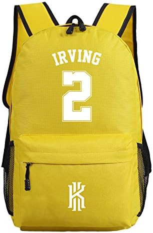WISHOT Kyrie Irving Logo Backpack NBA Basketball Fans Schoolbag
