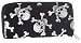 Skull Large Black/Silver Wallet