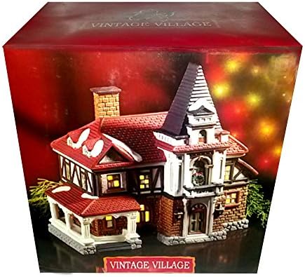 Vintage Village Lighted Porcelain House