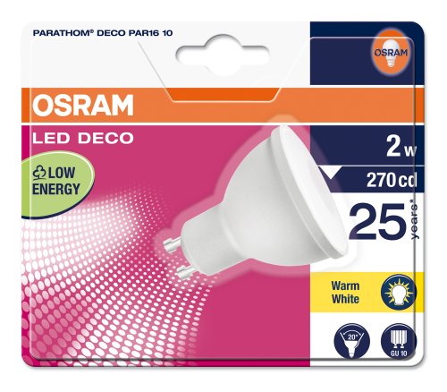 Osram 42707 Parathom 2W PAR16 10 Day Light E27 PET Blister Preisvergleich