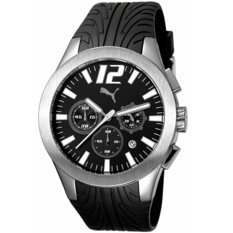 Puma Time Herrenuhr TIRE GENTS SILVER A.PU101961002
