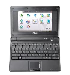 ASUS Eee PC 4G (7-Inch Display, Intel Mobile Processor, 512 MB RAM, 4 GB Hard Drive, Linux Preloaded) Galaxy Black