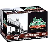 Chock full o'Nuts Coffee 100% Colombian Medium Roast, 12 Single Serve Cups, 3.8 Ounce
