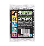 8-pack of 4OPTIX Cleaning and Anti-fog wipes for All Sport Protective Glasses, Visors, Helmets, Goggles and Masks