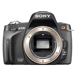 Sony DSLR-A230 SLR-Digitalkamera (10 Megapixel, BIONZ Bildprozessor) nur Geh�use