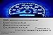 ABL 5pair T5 COB Blue WEDGE 5050 1 CAR DASHBOARD DASH LIGHT BULB LAMP fast M#49