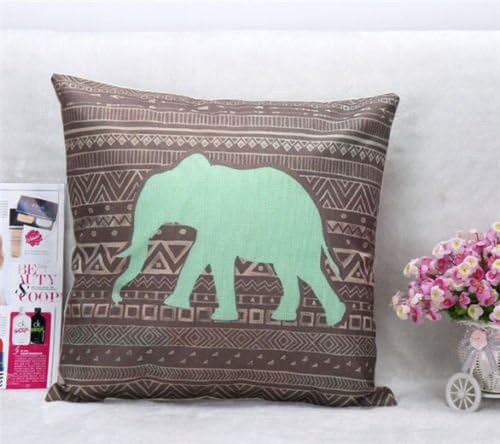 Khaopan Decorative - Cute Cartoon Animal Cotton Linen Home Car Decor Throw Pillow Case Cushion Cover TYPE8
