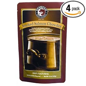 SeaBear Smoked Salmon Chowder, 12-Ounce Units   (Pack of 4)