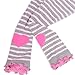 Naartjie Girls Cotton Fashion Legging - Stripes, Heart with Ruffle Bottom