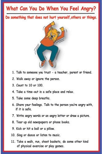 What Can You Do When You Feel Angry?