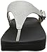 FitFlop Women's The Skinny Deluxe, Silver, 7 M US