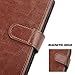 ULAK Galaxy S4 Case, S4 Case - Multi Card Slots Series PU Leather Magnetic Wallet Case Cover for Samsung Galaxy S4 IV i9500 (Brown)
