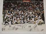 2010-11 Pittsburgh Penguins Team Signed Autographed Sidney Crosby 16x20 Photo Coa