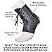 XFORCE Best-Selling Ankle Brace Support Lace Up Super Strong Nylon, Medium, Black