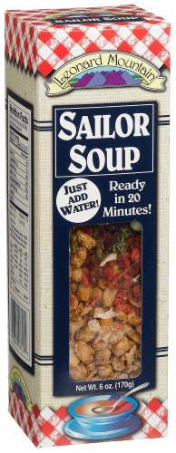 Leonard Mountain Sailor Soup (Navy Bean), 6-Ounce. Boxes (Pack of 4) by Leonard Mountain