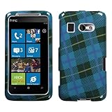HTC 7 Surround Graphic Case - Blue Plaid