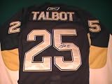 MAXIME TALBOT SIGNED AUTOGRAPHED PITTSBURGH PENGUINS JERSEY W/ HOLOGRAM + COA