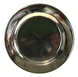 Waechtersbach Dessert Plates, Titanium Silver and Cherry, Set of 4