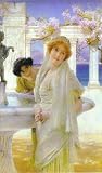 Alma-Tadema, Sir Lawrence - A Difference of Opinion. Hand Painted Reproduction Oil on canvas