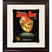 Miami vs. Oklahoma 1988 Orange Bowl Framed Art