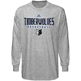 adidas Minnesota Timberwolves Ash Absolute Long Sleeve T-shirt