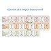 EQUICK Light Up Shoes Kids USB Charging Flashing LED Sneakers 11 Colors Modes Boys Girls,CLD02,01,32