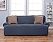 Home Fashion Designs Form Fit, Slip Resistant, Stylish Furniture Shield/Protector Featuring Lightweight Fabric. Savannah Collection Basic Strapless Slipcover Brand. (Sofa, Grey)