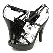 Wild Rose Rose04 Heels Black Patent