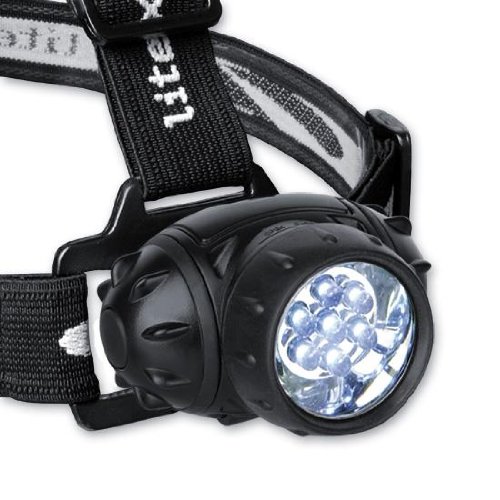 LiteXpress Liberty 102 schwarz, Kopflampe/Stirnlampe, 7 LEDs Nichia ø 5mm (Standard) LiteXpress Liberty 102 schwarz, Kopflampe/Stirnlampe, 7 LEDs Nichia ø 5mm (Standard)