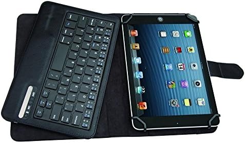Elecsonix Universal Bluetooth Keyboard Case Cover For 7" 8" 7.9" inch Tablet PU Leather For iPad mini/iPad mini 2; Samsung Galaxy Tab3, Tab 4; Google Nexus 7/Nexus 7 2nd; Dell Venue 8 Pro; Acer Iconia Tab A100