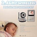 Best View Handheld Wireless 2.4 GHz Color Video Digital Baby Monitor with 2.4" Screen, IR Night Vision, 2 Way Talking, Zoom, and 360&Acirc;&deg; Rotation