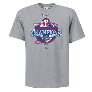 Buy Philadelphia Phillies 2008 World Series Champions Official Team Clubhouse T-Shirt