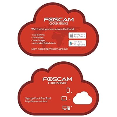 Foscam FI8910E Power Over Ethernet (POE) Pan and Tilt IP/Network Camera and 3.6mm Lens - Black