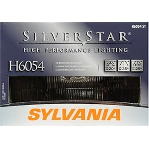 Sylvania H6054 SilverStar 65-Watt High Performance Halogen Headlight