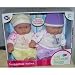 JC Toys Lots to Cuddle Twins Pink/Blue, Yellow/Purple