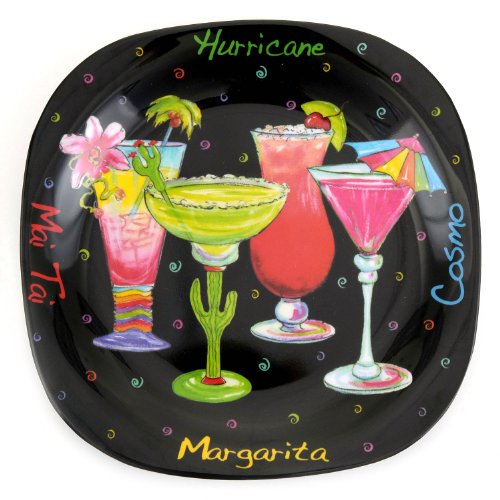 Merritt Happy Hour Collection Melamine Dishware 24347-9-I12T85, Type: Plate 11″