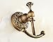 Rozin Wall Mounted Bathroom Towel Hook Clothes Hanger Antique Brass