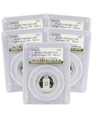 Coins: 2010 S Silver America the Beautiful Quarter Set PCGS PR69DCAM