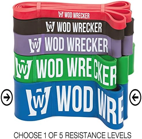 Resistance Bands Crossfit Equipment Assisted Pull Up, Blue Single