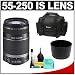 Canon EF-S 55-250mm f/4.0-5.6 IS Telephoto Zoom Lens + Canon 2400 DSLR Gadget Bag Case + Lens Hood + Cleaning Kit for Digital Rebel XS, XSi, T1i, T2i, EOS 50D, 60D & 7D Digital SLR Camera