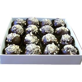 Bite-Size Dark Chocolate Marzipan Truffles 16 pcs