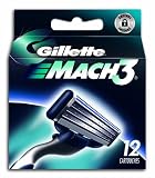 Gillette - 80201234 - Mach3 - Pack de 12 Lames