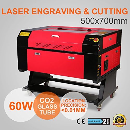 ITEMPLAZZA Laser Engraving Machine 60W CO2 Engraver Cutting Tools Air Assist Adjustable USB U-Flash Disk Portable Cutt DSP Control