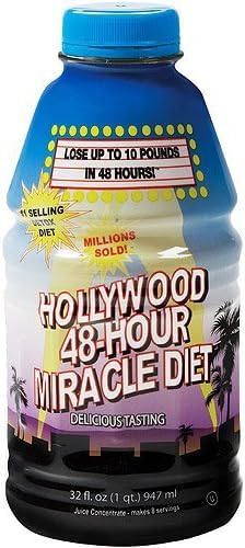 Hollywood 48-hour Miracle Diet - The Original Juice Cleanse (Pack of 4) by The Hollywood Diet