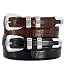 Four-Piece Moc Croc Golf Belt