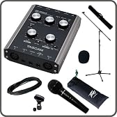 【DTM、「歌ってみた動画」等への音声入力に！】高音質インターフェイスセット【TASCAM US-144MKII】(9757408210)