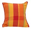 16 x 16 Handwoven Sherbet Plaid Hammock Square Cotton Pillow