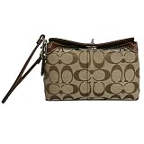 COACH SIGNATURE TURNLOCK LARGE WRISTLET KHAKI/MAHOGANY 42839 51Qw7vzDLjL. SL160 COACH SIGNATURE TURNLOCK LARGE WRISTLET KHAKI/MAHOGANY 42839