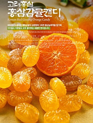 Korea Red Ginseng Orange Candy(200gr/pack)